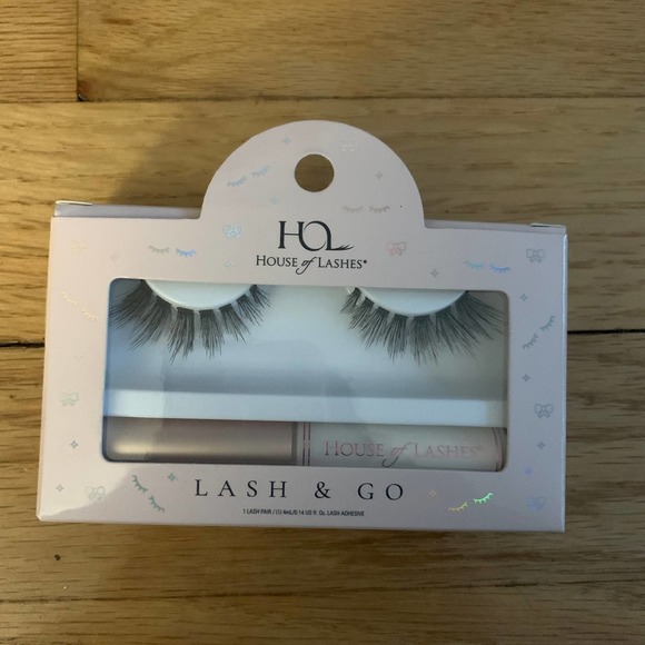 House of Lashes Siren Flare Lash & Go Kit False Faux Eyelashes Adhesive Wand New - Picture 10 of 10